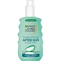 Зволожувальний спрей Garnier Ambre Solaire для шкіри обличчя та тіла після засмаги 150 мл