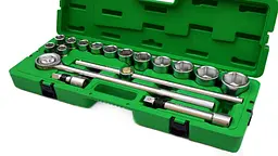 Набір головок з тріскачкою Toptul 3/4" 17од. (6-гр.) GCAI1701 - мініатюра 2