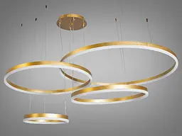 Світлодіодна люстра LED бронза пульт 157Вт - мініатюра 3