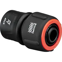 Конектор для шланга Fiskars FiberComp STOP 3/4, 19 мм з автостопом (1054790) - мініатюра 3
