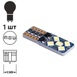 Лампа PULSO/габаритна/LED T10/10SMD-5630/12v/5w/90lm White
