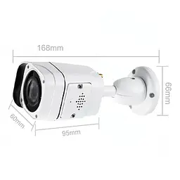 Wifi камера відеоспостереження бездротова вулична 2 Мп, HD 1080P Zlink Q57, додаток CamHI (100801) - мініатюра 4