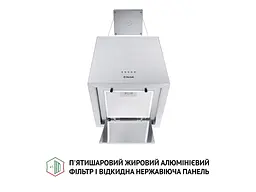 Витяжка Perfelli CSE 4685 I 1000 LED - мініатюра 8