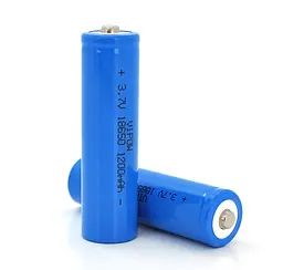 Акумулятор 18650 Li-Ion Vipow ICR-18650 TipTop 3.7V 1200mAh - мініатюра 2