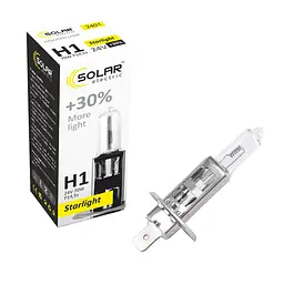Галогенова лампа Solar H1 24V 70W P14.5s Starlight +30%(2401)