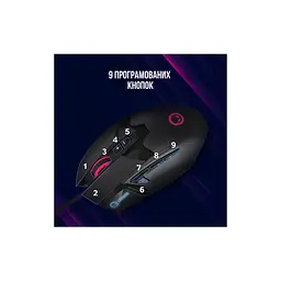 Мишка Lorgar Stricter 579 RGB USB Black (LRG-GMS579) - мініатюра 11