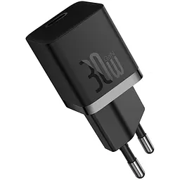 Сетевое зарядное устройство для Baseus GaN5 Fast Charger (mini) 1C 30W EU Black (CCGN070401)