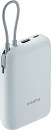 Портативний акумулятор Xiaomi Power Bank Integrated Cable 22.5W 10000mAh blue (P15ZM / BHR9073GL) - мініатюра 3