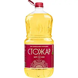 Уцінка. Олія соняшникова СтоЖар рафінована 3 л (168473) 