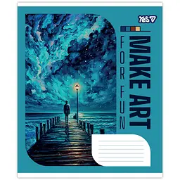Зошит шкільний Yes Make art А5 18 аркуша клітинка 25 шт. (768624) - мініатюра 4