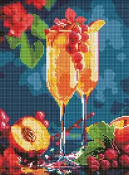 Набір з алмазною мозаїкою на підрамнику Ігриста насолода Ideyka AMO8081, 30x40 см - мініатюра 1