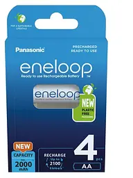Акумулятори PANASONIC ENELOOP R6 AA 2000mAh Ni-Mh 4 шт.