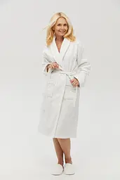 Халат махровий Lotus Home - Nella white L/XL - мініатюра 2
