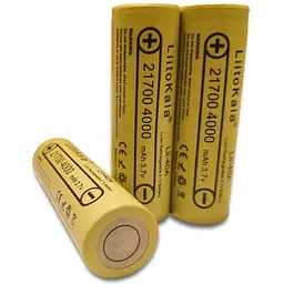 Акумулятор 21700 Liitokala 40A 4000mAh (Original) - мініатюра 3