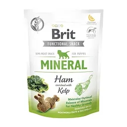Функціональні ласощі для цуценят Brit Care Functional Snack Mineral Ham з шинкою 150 г (111423/539994)