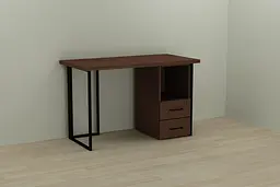 Комп'ютерний стіл Ferrum-decor Отто 75x120x60 чорний ДСП Венге 32мм (FRD-106019)