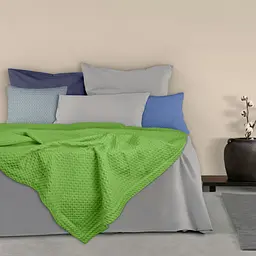 Плед покривало Cosas Lime Waffle Weave 240х260 см (Blanket_51Lime_WaffleWeave_240x260) - мініатюра 2