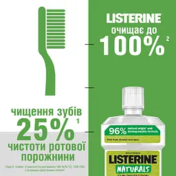 Ополіскувач для ротової порожнини Listerine Naturals Натуральний 500 мл - мініатюра 4
