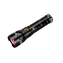 Ручний ліхтар G02-PM-50TG із зумом +Type-C + PowerBank (8х18650) 5 режимів