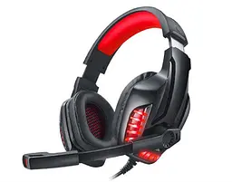 Гарнітура REAL-EL GDX-7650 Чорний/Червоний - мініатюра 2