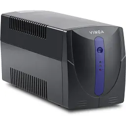 Пристрій безперебійного живлення Vinga LED 1200VA plastic case with USB (VPE-1200PU) - мініатюра 2