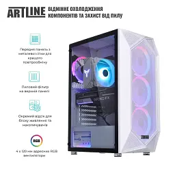 Комп'ютер Artline Gaming X49WHITE (X49WHITEv77) - мініатюра 4