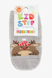 Шкарпетки для хлопчика Master Step 0006 Олень в капелюшку 12-14 Сірий (2000990868695) - мініатюра 8