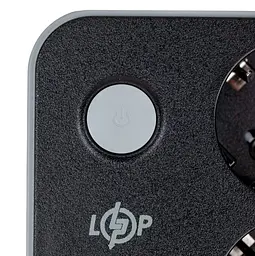 Мережевий фільтр-подовжувач LogicPower LPF24-USB6, 3x220 В-2500 Вт, 6xUSB-3,4 А - мініатюра 5
