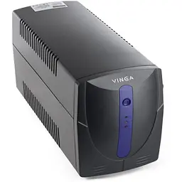 Пристрій безперебійного живлення Vinga LED 1200VA plastic case with USB (VPE-1200PU)  - мініатюра 8