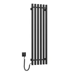 Електрична рушникосушка Navin Levante 330x1200 Sensor ліва, чорний муар 10-012033-4860, Чорний матовий, Ліве, Електронний - мініатюра 3