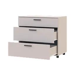 Комод Doros Торн Кашемір 3Ш 90х51.6х80 (41510163) - мініатюра 2