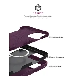 Чохол до мобільного телефона Armorstandart ICON2 MagSafe Apple iPhone 16 Pro Plum (ARM81317) - мініатюра 6