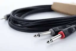 Коммутационный кабель mini Jack 3,5 stereo — 2x Jack mono 6.3 5м Cordial EY 5 WPP - мініатюра 3