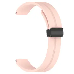 Ремінець Line Magnetic для Xiaomi Mi Band 9/8/10 Рожевий / Pink - мініатюра 2