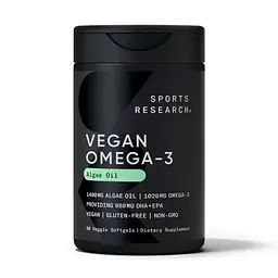 Омега-3 Sport Research Vegan Omega-3 1400 mg 60 softgels (1086-2023-10-4398)