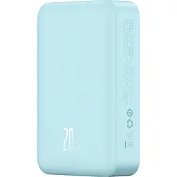Зовнішній акумулятор Baseus Magnetic Mini 20W 20000 mAh Blue [PPCX150003] [117950] - мініатюра 4