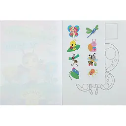 Розмальовка Zibi Baby Line Комахи з наліпками 8 сторінок (ZB.16001) - мініатюра 2