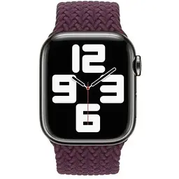 Ремінець CasePro Braided Solo Loop Dark Cherry Size L для Apple Watch 45mm/44mm/42mm - мініатюра 2