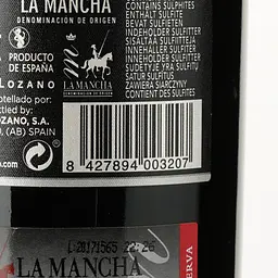 Вино Bodegas Lozano Oristan Reserva, червоне, сухе, 13,5%, 0,75 л (33220) - мініатюра 3