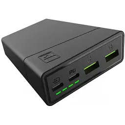 Зовнішній акумулятор (павербанк) Green Cell GC PowerPlay20 20000 mAh 18W Black (PBGC03) - мініатюра 3