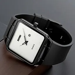 Наручний годинник чоловічий 1961BKSI Black-Silver Skmei acs0030465 - мініатюра 4
