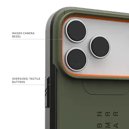 Чохол протиударний UAG Civilian MagSafe для iPhone 17 Pro Max Olive/Orange 114546117297 - мініатюра 5