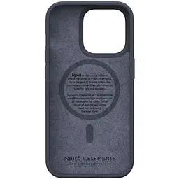 Чохол-накладка Njord Genuine Leather MagSafe Case Black для iPhone 14 Pro (NA43GL00U) - мініатюра 4