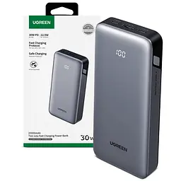 Акумулятор портативний Ugreen PB532 Power Bank 20000mah 30W універсальна мобільна батарея - мініатюра 5