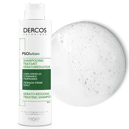 Кератолітичний шампунь Vichy Dercos PSOlution Kerato-Reducing Treating Shampoo для шкіри голови з проявами лущення та свербіння 200 мл (MB439800) - мініатюра 6
