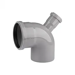 Коліно TA Sewage 110x90 ° з відведенням 50х67 ° SD00051467 - мініатюра 1