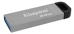 USB Flash Kingston DataTraveler Kyson USB 3.2 64Gb Silver Black - мініатюра 2