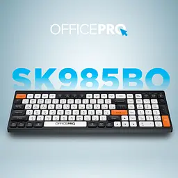 Клавіатура OfficePro бездротова (SK985BO) - мініатюра 6