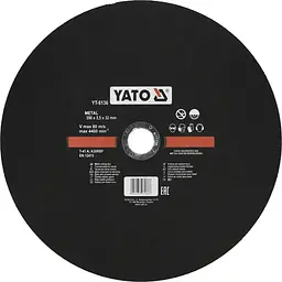 Диск відрізний по металу YATO Ø=350х32 мм (YT-6136)