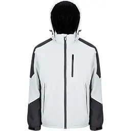 Термокуртка 3M Waterproof warm Jacket Light Gray / Black 3XL (6941413230841) Чорно-сіра